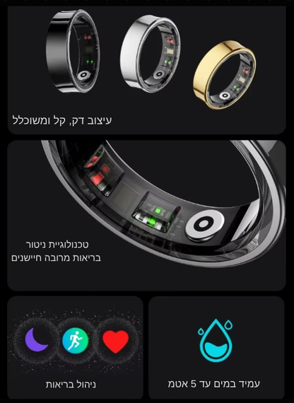 Smart Ring R09 – הטבעת החכמה שגורמת לך לשכוח שעשית התאמה לחיים