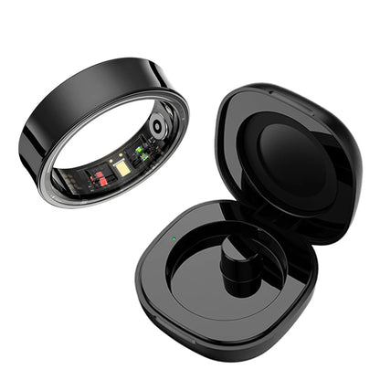 New Smart Ring R09 Health Monitor Multi Sport Mode Skin Temperature Measurement 5ATM Waterproof Smart Ring with Charging Case
