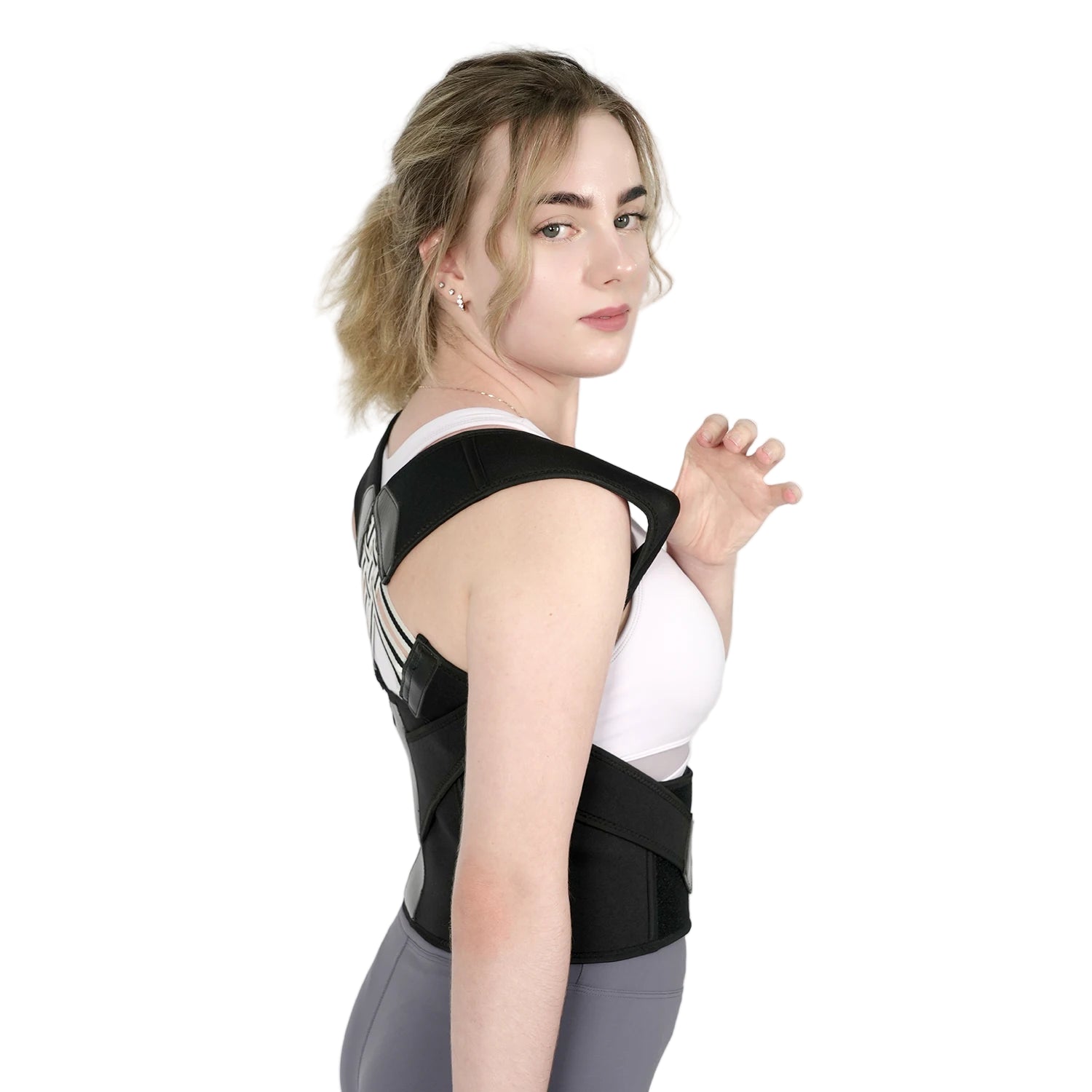 Posture Corrector for Women and Men, Adjustable Shoulder Posture Brace, Back Straightener Posture, Used for Middle Upper Spine