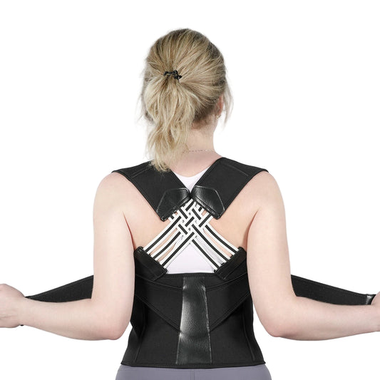 Posture Corrector for Women and Men, Adjustable Shoulder Posture Brace, Back Straightener Posture, Used for Middle Upper Spine